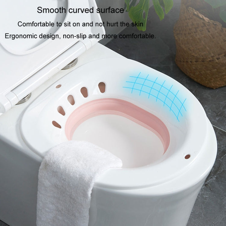 Faltbares Bidet Hockerfrei Wanne für Schwangerschaftspflege Becken nach Anal-Operation mit Spüler