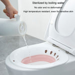 Faltbares Bidet Hockerfrei Wanne für Schwangerschaftspflege Becken nach Anal-Operation mit Spüler
