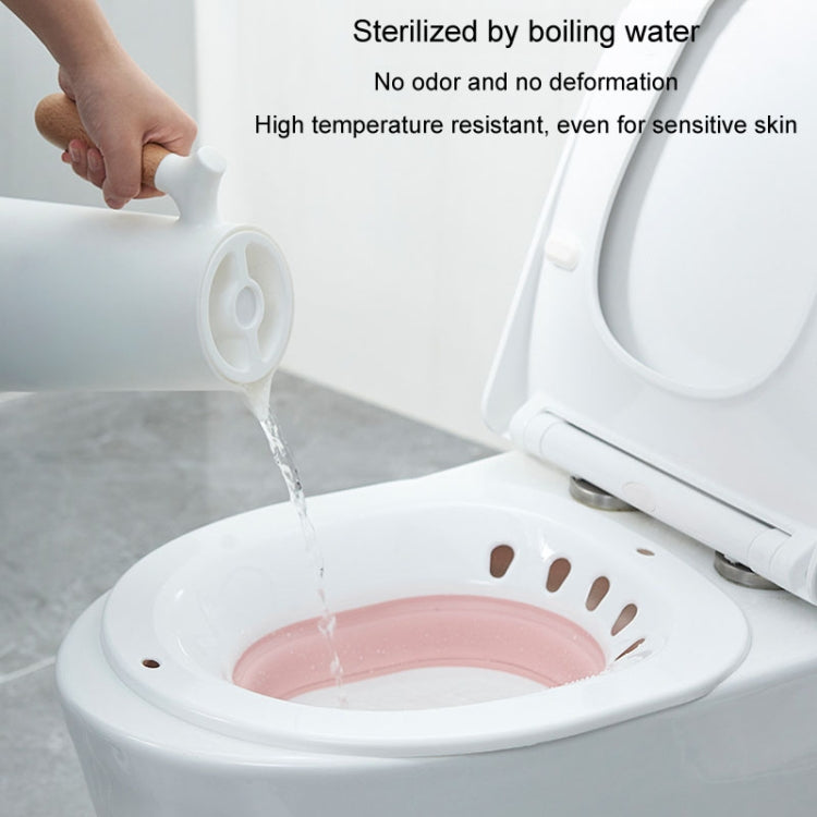 Faltbares Bidet Hockerfrei Wanne für Schwangerschaftspflege Becken nach Anal-Operation mit Spüler