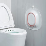 Faltbares Bidet Hockerfrei Wanne für Schwangerschaftspflege Becken nach Anal-Operation mit Spüler
