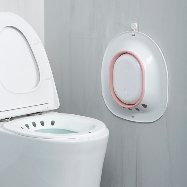 Faltbares Bidet Hockerfrei Wanne für Schwangerschaftspflege Becken nach Anal-Operation mit Spüler