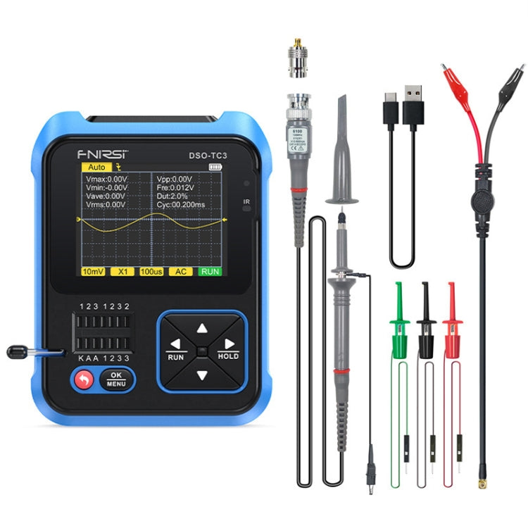FNIRSI 3-in-1 Handheld Digitaloszilloskop LCR Transistortester, DSO-TC3 Standard, DSO-TC3 Upgrade