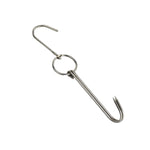 Edelstahl Doppelring Entenbräter-Hänger Outdoor Barbecue Aufhängehaken Ständer, 3 cm kleiner Ring 23cm, 3 cm kleiner Wachsring 24.5cm, 3 cm großer Wachsring 33cm, 3 cm mittlerer Wachsring 29cm, 4 cm Stahl dick kurz 24cm                      ...