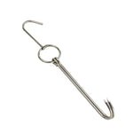 Edelstahl Doppelring Entenbräter-Hänger Outdoor Barbecue Aufhängehaken Ständer, 3 cm kleiner Ring 23cm, 3 cm kleiner Wachsring 24.5cm, 3 cm großer Wachsring 33cm, 3 cm mittlerer Wachsring 29cm, 4 cm Stahl dick kurz 24cm                      ...