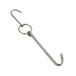 Edelstahl Doppelring Entenbräter-Hänger Outdoor Barbecue Aufhängehaken Ständer, 3 cm kleiner Ring 23cm, 3 cm kleiner Wachsring 24.5cm, 3 cm großer Wachsring 33cm, 3 cm mittlerer Wachsring 29cm, 4 cm Stahl dick kurz 24cm                      ...