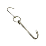 Edelstahl Doppelring Entenbräter-Hänger Outdoor Barbecue Aufhängehaken Ständer, 3 cm kleiner Ring 23cm, 3 cm kleiner Wachsring 24.5cm, 3 cm großer Wachsring 33cm, 3 cm mittlerer Wachsring 29cm, 4 cm Stahl dick kurz 24cm                      ...