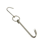 Edelstahl Doppelring Entenbräter-Hänger Outdoor Barbecue Aufhängehaken Ständer, 3 cm kleiner Ring 23cm, 3 cm kleiner Wachsring 24.5cm, 3 cm großer Wachsring 33cm, 3 cm mittlerer Wachsring 29cm, 4 cm Stahl dick kurz 24cm                      ...