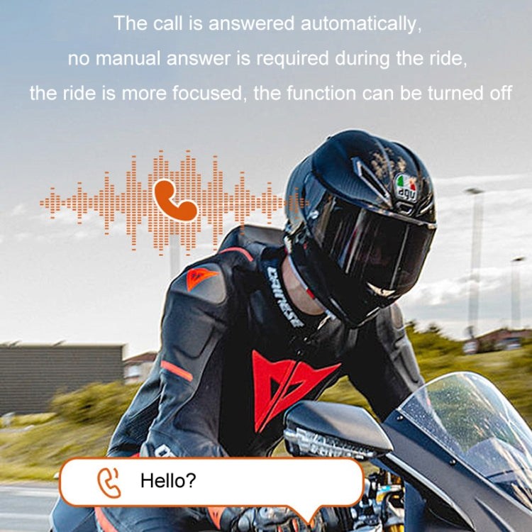 Motorradhelm Bluetooth 5.0 Stereo Musik Fahrradkopfhörer, V10