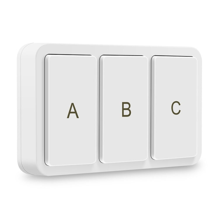 Zigbee Tuya Smart 3-Tasten Situations-Drahtlos-Smart-Schalter, YSB33