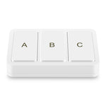 Zigbee Tuya Smart 3-Tasten Situations-Drahtlos-Smart-Schalter, YSB33