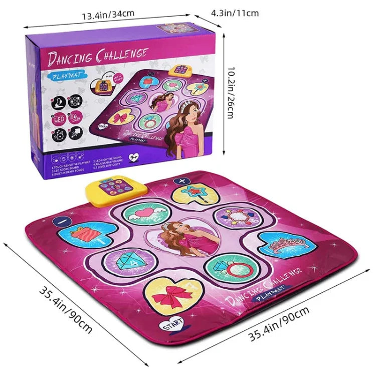 Musik-Tanzmatte für Kinder, elektronische Musik-Tanzspielmatte, Spieluhr-Spielzeug