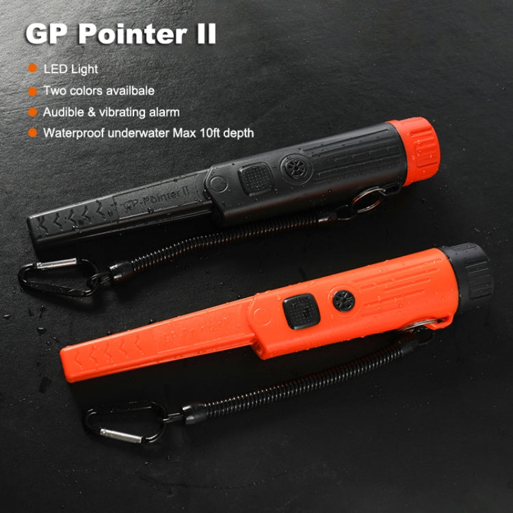 Mini wasserdichter Handheld Metall Positionsstab-Detektor, Orange, Schwarz