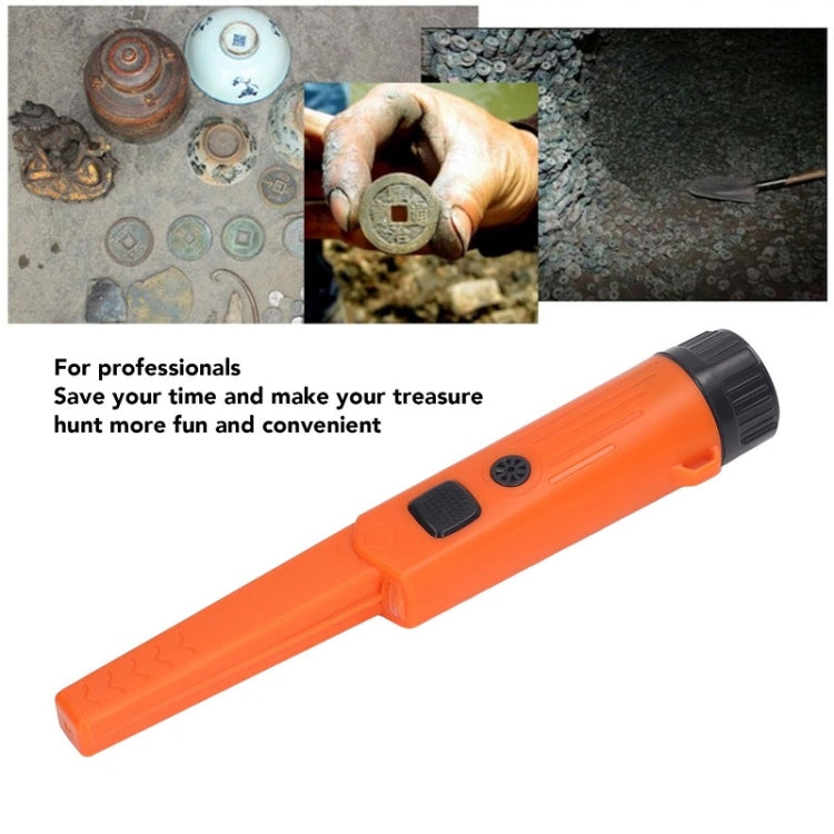 Mini wasserdichter Handheld Metall Positionsstab-Detektor, Orange, Schwarz