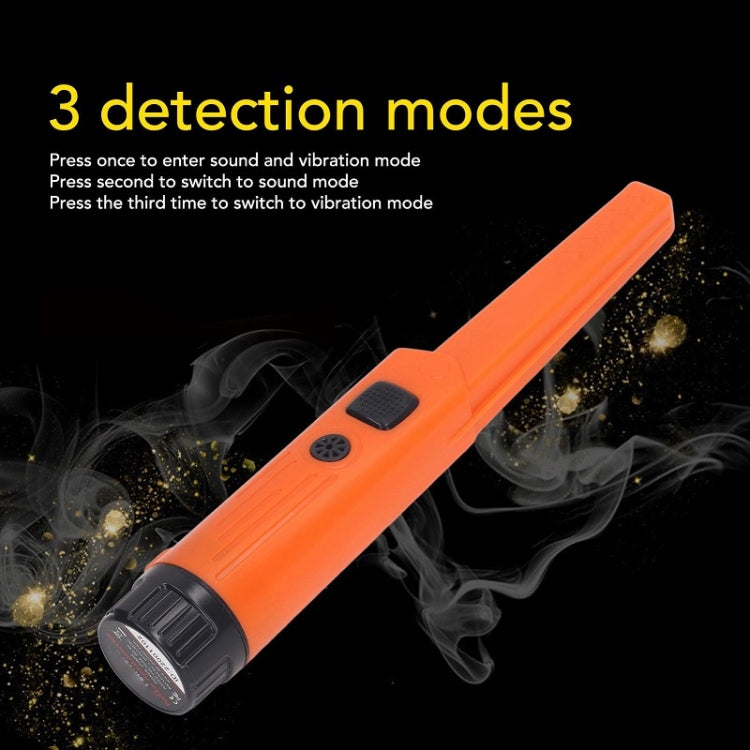 Mini wasserdichter Handheld Metall Positionsstab-Detektor, Orange, Schwarz