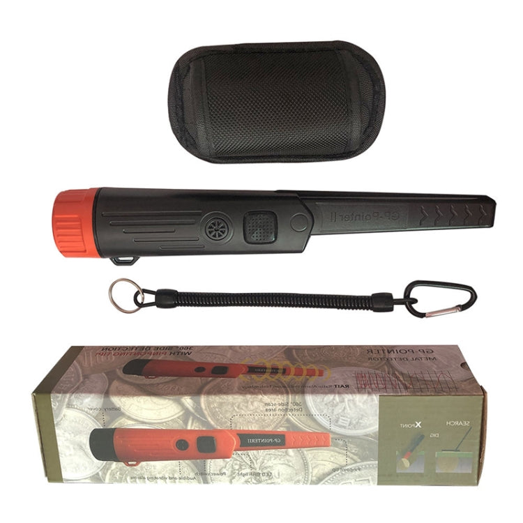 Mini wasserdichter Handheld Metall Positionsstab-Detektor, Orange, Schwarz
