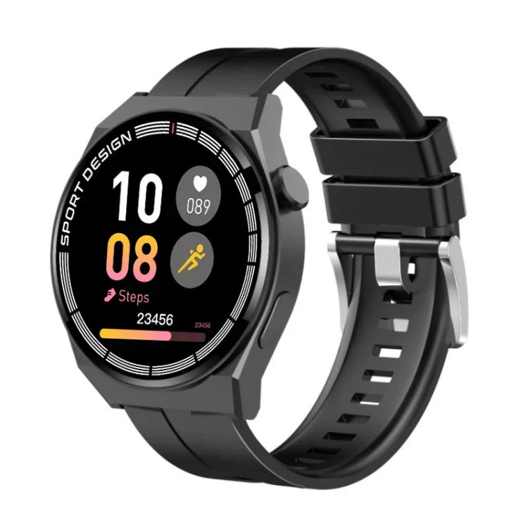 GT3Pro 1,28-Zoll-Smartwatch mit Bluetooth-Anruffunktion und NFC, erhältlich in Schwarz (Silikon), Silber (Silikon), Schwarz (Leder), Braun (Leder), Schwarz (Edelstahl), Silber (Edelstahl, dreireihig), Silber (Edelstahl, dreireihig).