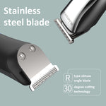 MARSKE 6 In 1 Hair Clipper Grooming Set Rechargeable Razor Carving Nose Hair Trimmer, EU Plug, US Plug