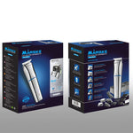 MARSKE 6 In 1 Hair Clipper Grooming Set Rechargeable Razor Carving Nose Hair Trimmer, EU Plug, US Plug