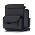 Car Seat Storage Mesh Pocket Hanging Storage Bag Tissue Box, H9160 Black