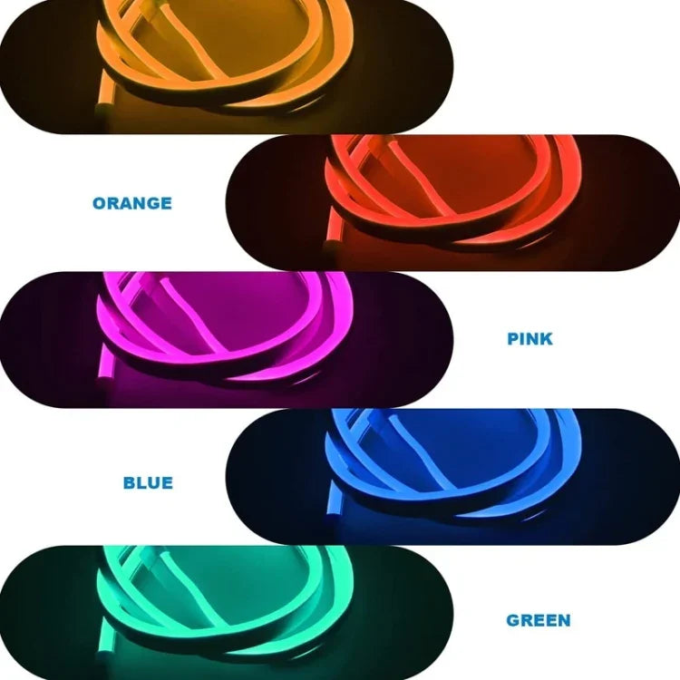 LIXINCORDA 2m 5V USB-Touch-Control-LED-Lichtleiste flexible Neon-Silikon-Soft-Leiste, USB-Touch-Control (Rosa), USB-Touch-Control (Warmweiß), USB-Touch-Control (Blau)