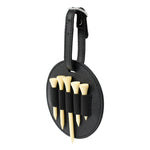 Leder Outdoor Hüfttasche Golf Spike Einsteckfach Aufbewahrungstasche, Beidseitig Schwarz, Beidseitig Braun, Einseitig Schwarz, Einseitig Braun