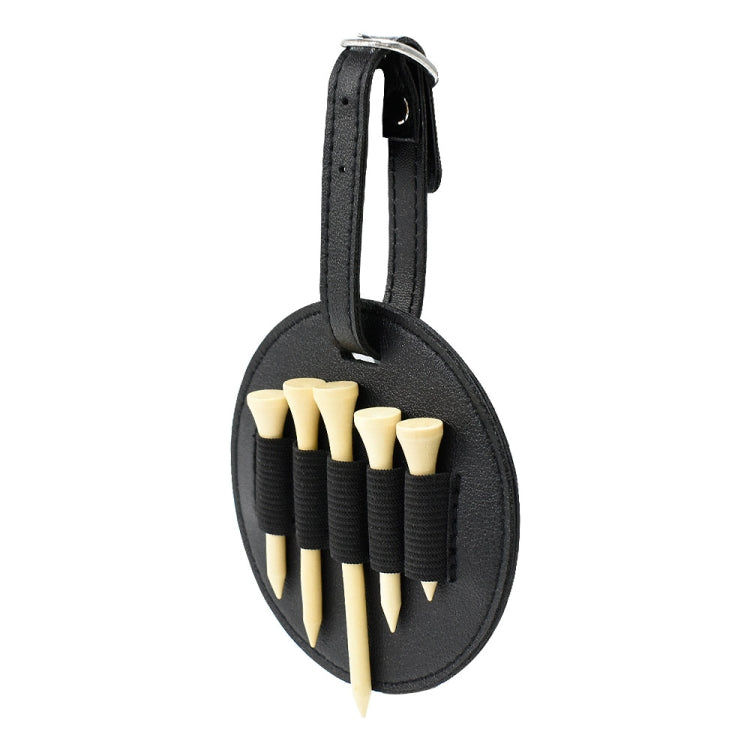 Leder Outdoor Hüfttasche Golf Spike Einsteckfach Aufbewahrungstasche, Beidseitig Schwarz, Beidseitig Braun, Einseitig Schwarz, Einseitig Braun