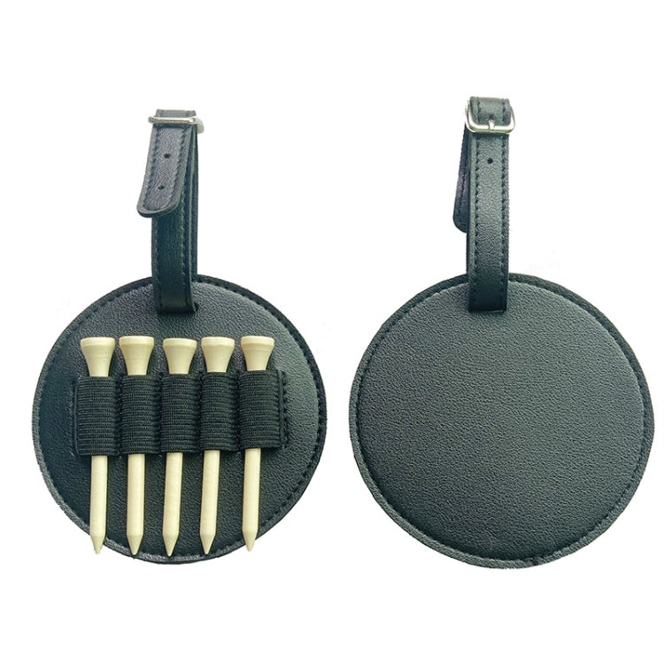 Leder Outdoor Hüfttasche Golf Spike Einsteckfach Aufbewahrungstasche, Beidseitig Schwarz, Beidseitig Braun, Einseitig Schwarz, Einseitig Braun