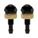 2pcs /Set Automotive Glass Washer Sprayer Aluminum Cap Nozzle