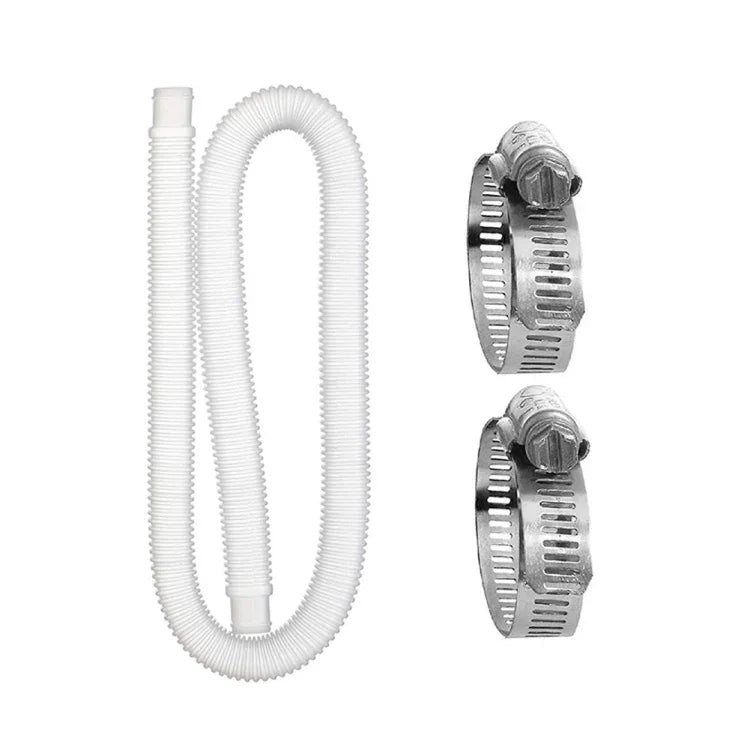 Für Intex Poolfilterpumpe Ersatz, 1 Schlauch 2 Klemmen, 2 Schläuche 4 Klemmen, 1 Schlauch 2 Klemmen Blau, 2 Schläuche 4 Klemmen Blau