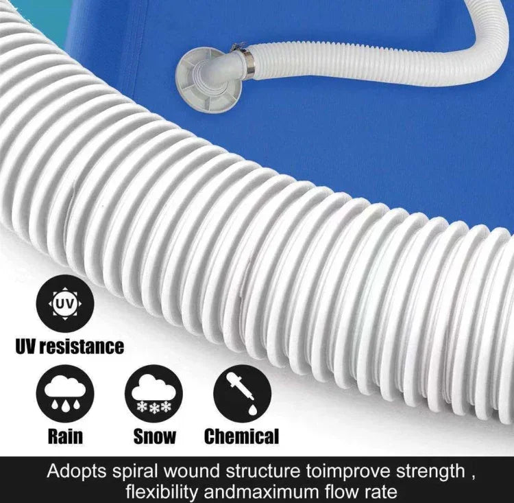 Für Intex Poolfilterpumpe Ersatz, 1 Schlauch 2 Klemmen, 2 Schläuche 4 Klemmen, 1 Schlauch 2 Klemmen Blau, 2 Schläuche 4 Klemmen Blau