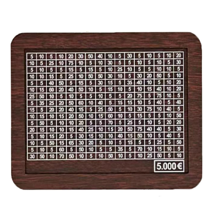 Holz Spardose Spardose mit Zähler Home Bibliothek Dekoration, Hellbraun 1000 Euro, Hellbraun 2000 Euro, Hellbraun 3000 Euro, Hellbraun 5000 Euro, Hellbraun 10.000 Euro, Dunkelbraun 1000 Euro, Dunkelbraun 2000 Euro, Dunkelbraun 3000 Eu...
