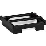9-Zoll-Papptellerhalter für Unterschrank Bambus-Tellerhalter Küchenorganizer, 24 x 26,5 x 6,5