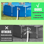 Für Intex Pool Ablassventile O-Ring Gummi 25076RP Dichtungsscheiben-Set, 6 Stück/Set, 2 Stück 10745, 2 Stück 10262, 2 Stück 10255
