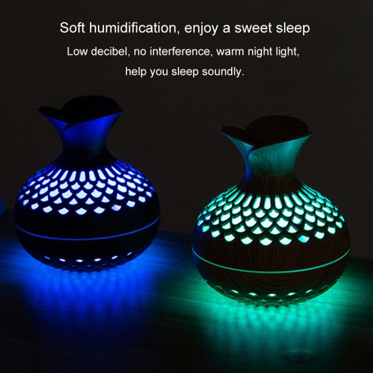 LED Licht Aromatherapie Diffusor Zuhause Kleine Vase Leiser Luftbefeuchter Aromatherapie Diffusor 2-in-1