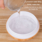 LED Licht Aromatherapie Diffusor Zuhause Kleine Vase Leiser Luftbefeuchter Aromatherapie Diffusor 2-in-1