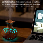 LED Licht Aromatherapie Diffusor Zuhause Kleine Vase Leiser Luftbefeuchter Aromatherapie Diffusor 2-in-1
