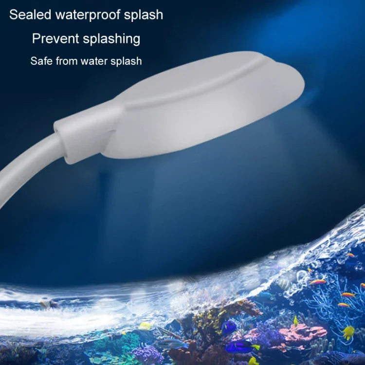 5W Aquarium-LED-Clip-Lampe USB-Stecker Beleuchtung Aquarium durchscheinende Wasserpflanzenlampe