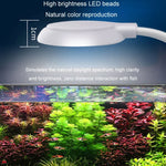 5W Aquarium-LED-Clip-Lampe USB-Stecker Beleuchtung Aquarium durchscheinende Wasserpflanzenlampe
