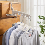 Faltbares Kleiderbügel-Set mit 5 Löchern, tragbar, für Reisen