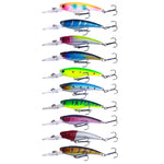 10 Farben / Set HENGJIA MI103 Tauchender Minnow Attrappe Köder Biomimetischer Lua Hartköder, 9,5cm 7,2g