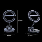 Letter E Magnetic Folding Car Phone Holder Rotatable Dashboard Stick-On Navigation Stand, D38