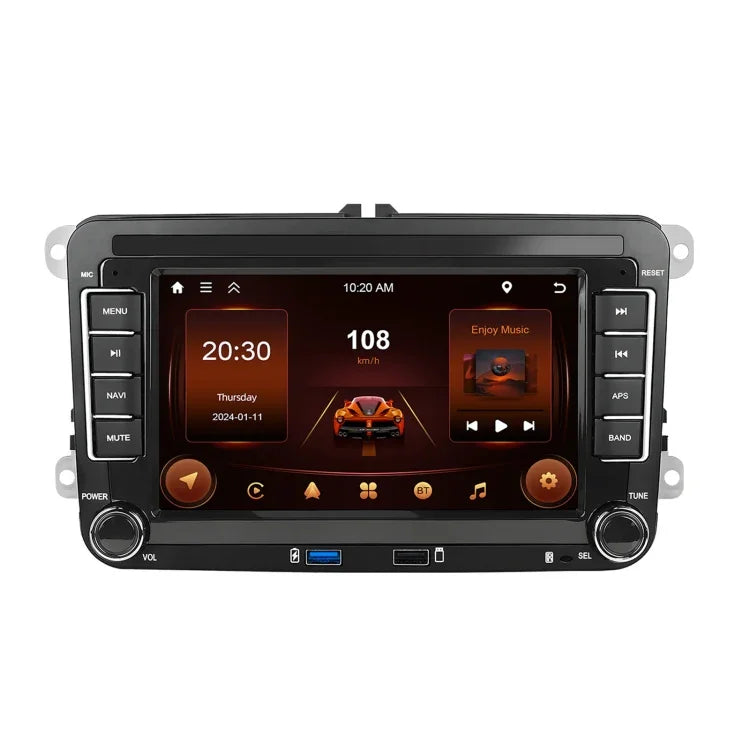 Für Volkswagen/Skoda 2+64G Player Großbildschirm Carplay Android Navigation Rückfahrkamera Integriertes Gerät, 2+64G