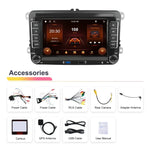 Für Volkswagen/Skoda 2+64G Player Großbildschirm Carplay Android Navigation Rückfahrkamera Integriertes Gerät, 2+64G