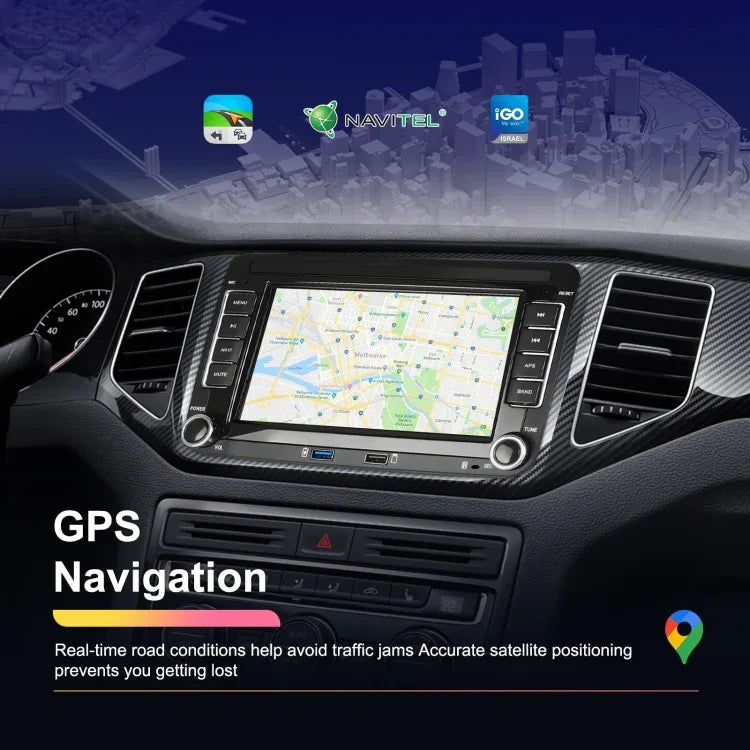 Für Volkswagen/Skoda 2+64G Player Großbildschirm Carplay Android Navigation Rückfahrkamera Integriertes Gerät, 2+64G