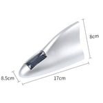 Solar Remote Control Signal Radio Shark Fin Antenna Anti-Tailgating Roof Warning Light