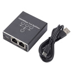 Gigabit Netzwerk-Splitter Netzwerkverteiler RJ45 Netzwerkkabel-Splitter, 1 zu 3, 1 zu 4