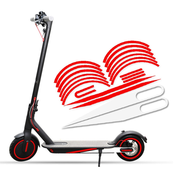 Für Xiaomi Mijia M365/1s/Pro/Pro2 Scooter Wasserdichter Warnreflektierender Aufkleber