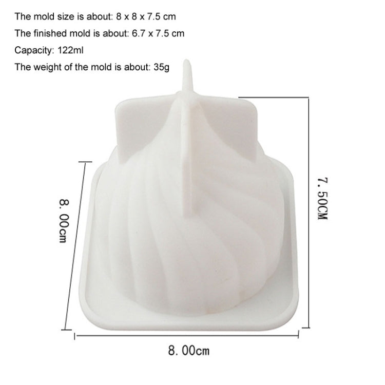 Silikonform für Wirbelmousse-Kuchen, Schokoladen-Backform, französisches Dessert, Zwiebelform, GT-105 Einzeln, GT-106 6 Kavitäten, GT-9 15 Kavitäten