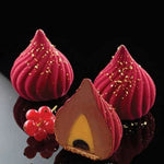Silikonform für Wirbelmousse-Kuchen, Schokoladen-Backform, französisches Dessert, Zwiebelform, GT-105 Einzeln, GT-106 6 Kavitäten, GT-9 15 Kavitäten