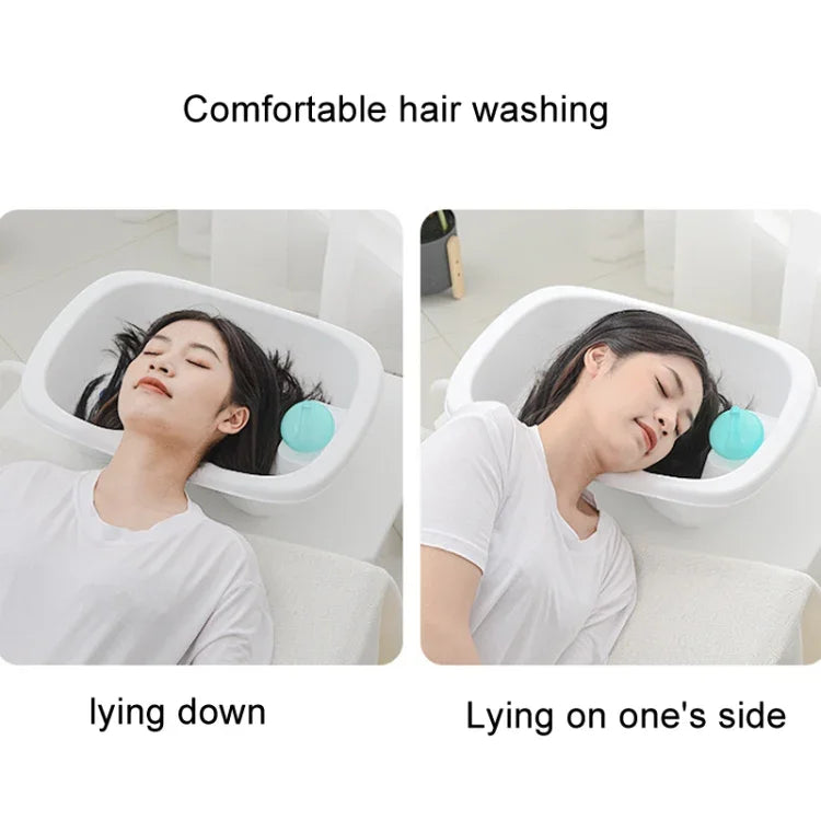 Tragbares Bett-Shampoo-Becken, Haarwaschbecken, Waschbecken zum Haarewaschen im Bett für verletzte, ältere und schwangere Frauen